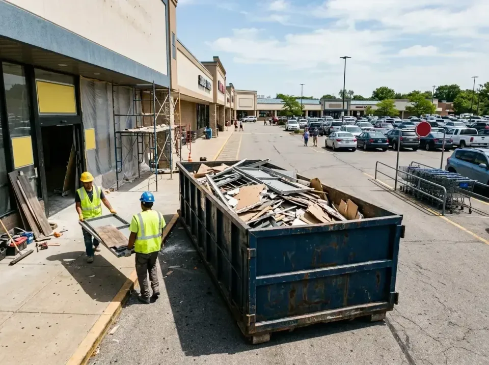 retail-store-renovation-debris-003 — frequently asked questions, Roll-off Dumpster Rentals in Sugar Land, TX